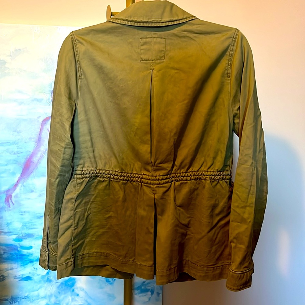 EUC Olive Green Abercrombie & Fitch Jacket Size Small - Picture 4 of 5